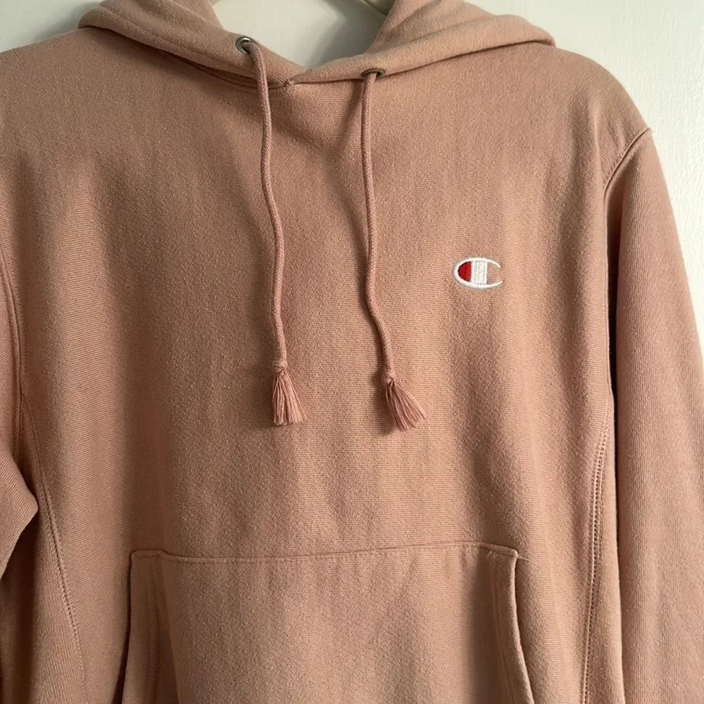 NWOT Champion Reverse Weave Mauve/Dusy Pink Hoodie Size S
